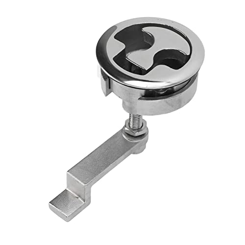 Akozon Bündiger Zugriegel, 50 Mm/1,97 Zoll Bodengriffschloss für Boote Marine Hatch Latch Lock Bündig Montierter Edelstahl Hochglanzpoliert Für Schubladen von Schiffsschränken Akozon Bündiger Zugriegel, 50 Mm/1,97 Zoll Bodengriffschloss für Boote Marine Hatch Latch Lock Bündig Montierter Edelstahl Hochglanzpoliert Für Schubladen von Schiffsschränken von Akozon