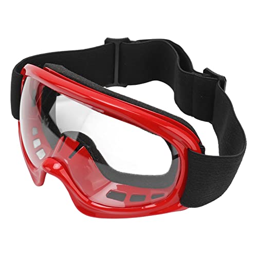 Akozon Dirt Bike-Brille, Motorrad für Outdoor-Radfahren, Ski, ATV, Off-Road-Rennen, Schlagfestigkeit, UV-Schutz (Rot) von Akozon