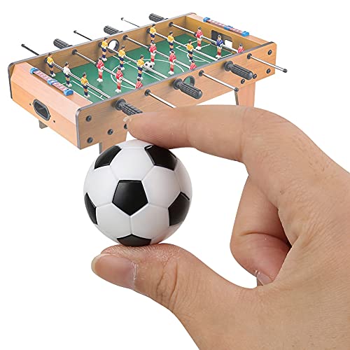Akozon Ersatz-Fußbälle für Tischfußball: Mini-Tischfußball-Fußballset aus Kunststoff, Perfekt für Alle Tischkicker, Hochwertig und Langlebig (6PCS) von Akozon