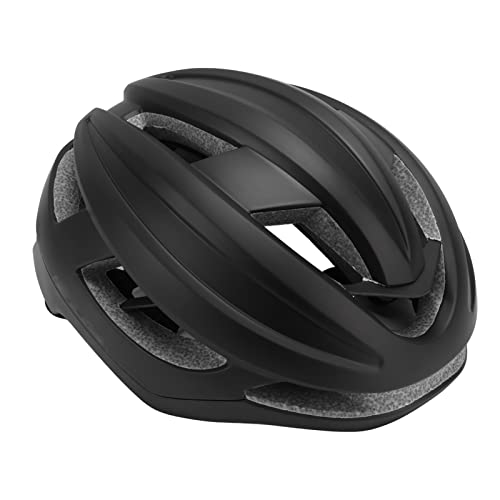 Akozon Extra Breiter Kopfumfang XXL Rennrad-Mountainbike-Helm – Hochfester Fahrradhelm für Erwachsene – Perfekte Mischung aus Komfort und Schutz (Matt-schwarz) von Akozon