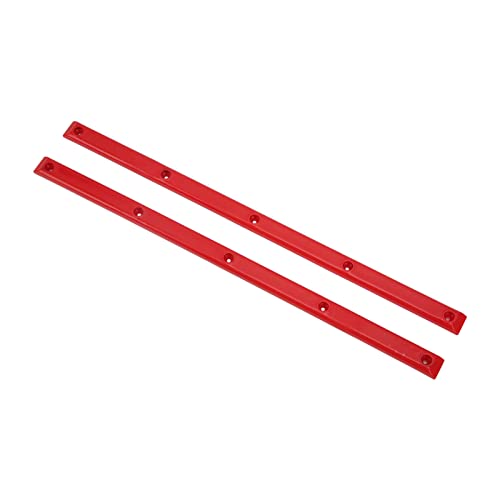 Akozon Hochwertige, Verschleißfeste Rib Bones Rails – Stabile, Flexible Longboard Rails Ribs Bones – Perfekt für -Enthusiasten – Board Rails mit Glänzendem Aussehen (Rot) von Akozon