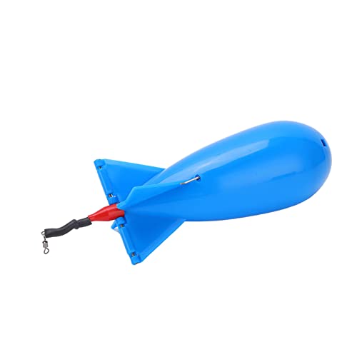 Akozon Langlebiger Köderwerfer, Karpfen-Feeder – Großer Bombenschwimmer, Köderhalter – Angel-Feeder-Nistwerkzeug für Präzises Werfen über Große Entfernungen (Blue) von Akozon