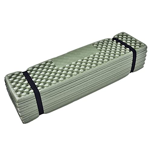 Akozon Outdoor-Schaum-Camping-Matte faltende Strandzelt-Schlafunterlage wasserdichte Matratze Faltbare Isomatte, ultraleichte Strandmatten im Freien Campingzelt Isomatte für Yoga, Camping, Picknick von Akozon