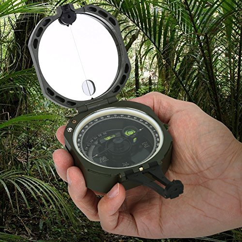 Akozon Tragbarer Hochpräziser Kompass, Outdoor-Survival, Camping, Wanderausrüstung, Outdoor-Produkt von Akozon