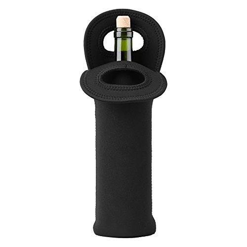Akozon Wine Carrier Tote Bag 3pcs Neopren Flaschenkühler Weinflasche Tasche Schutzhülle Getränkehülsenhalter Insulated Neoprene Wine/Water Bottle Holder for Travel with Secure Carry Handle by Hipiwe Akozon Wine Carrier Tote Bag 3pcs Neopren Flaschenkühler Weinflasche Tasche Schutzhülle Getränkehülsenhalter Insulated Neoprene Wine/Water Bottle Holder for Travel with Secure Carry Handle by Hipiwe von Akozon