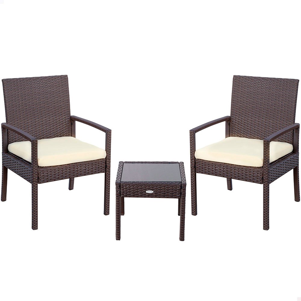 Aktive 2 Armchairs With Tables Schwarz Aktive 2 Armchairs With Tables Schwarz von Aktive