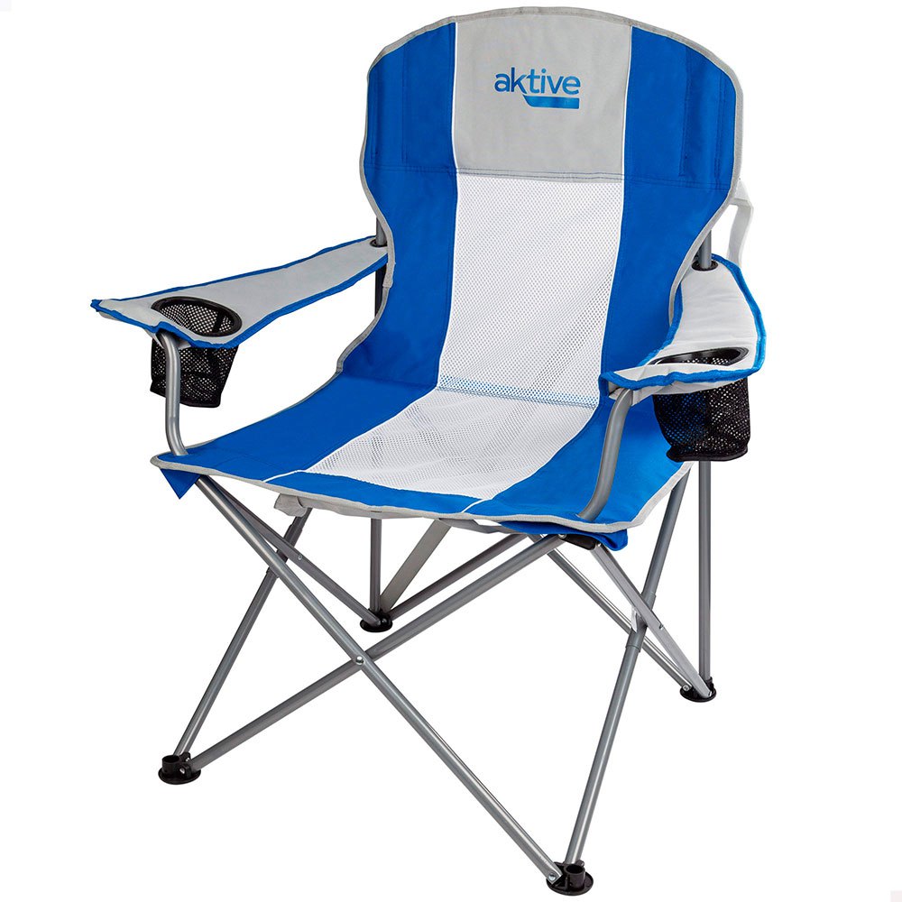 Aktive Folding Sports Chair 60x58.5x98 Cm Blau Aktive Folding Sports Chair 60x58.5x98 Cm Blau von Aktive