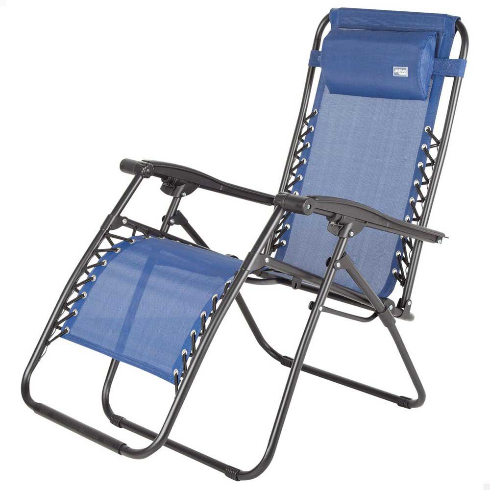 Aktive 61143 Folding Chair 0 Gravity Multiposition Silber von Aktive