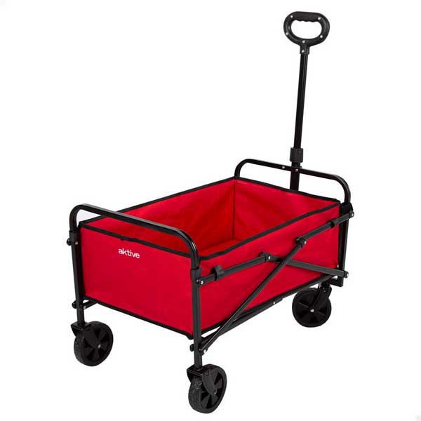 Aktive 62375 Foldable Cart 46x73x94 Cm Rot Aktive 62375 Foldable Cart 46x73x94 Cm Rot von Aktive