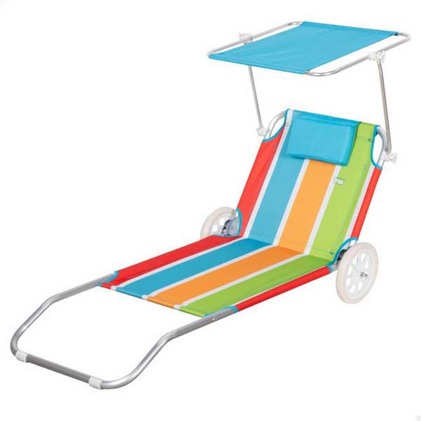 Aktive 62682 Beach Cart Lounger 52x117x62 Cm Durchsichtig Aktive 62682 Beach Cart Lounger 52x117x62 Cm Durchsichtig von Aktive