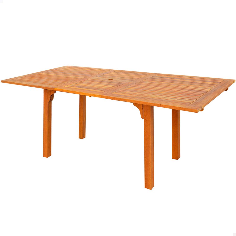 Aktive Acacia Extending Table 150x100x74 Cm Braun Aktive Acacia Extending Table 150x100x74 Cm Braun von Aktive