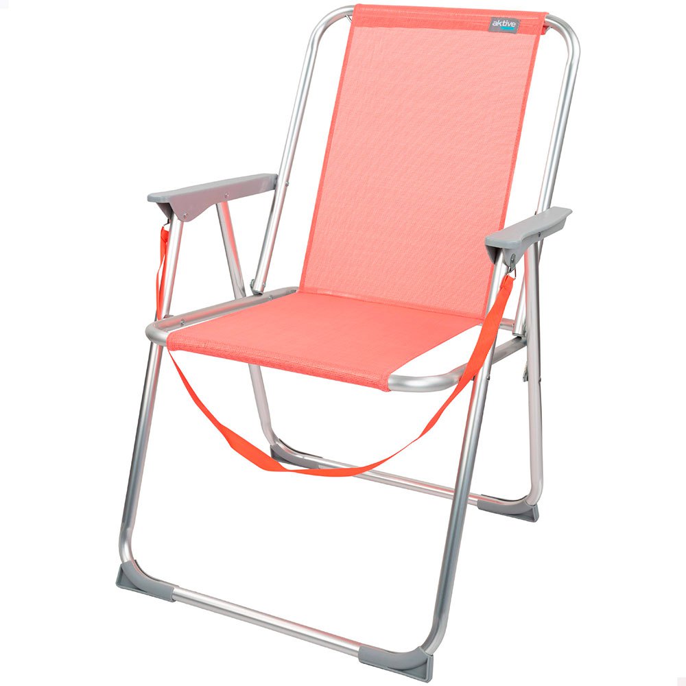 Aktive Beach Aluminum Fixed Folding Chair Orange Aktive Beach Aluminum Fixed Folding Chair Orange von Aktive