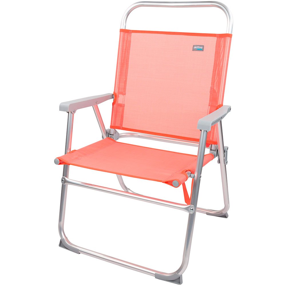 Aktive Beach Aluminum High Folding Chair Orange Aktive Beach Aluminum High Folding Chair Orange von Aktive
