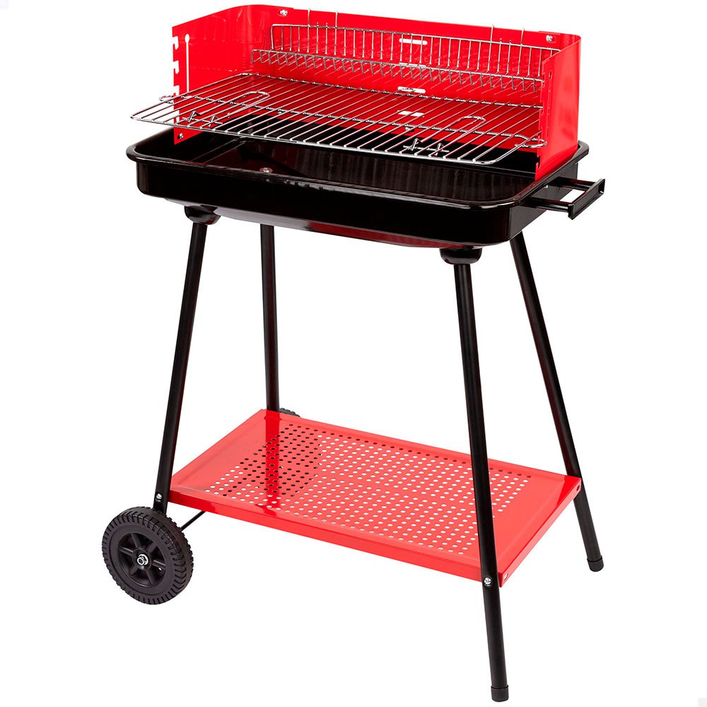 Aktive Carbon 66x44x85 Cm Barbacue Rot von Aktive