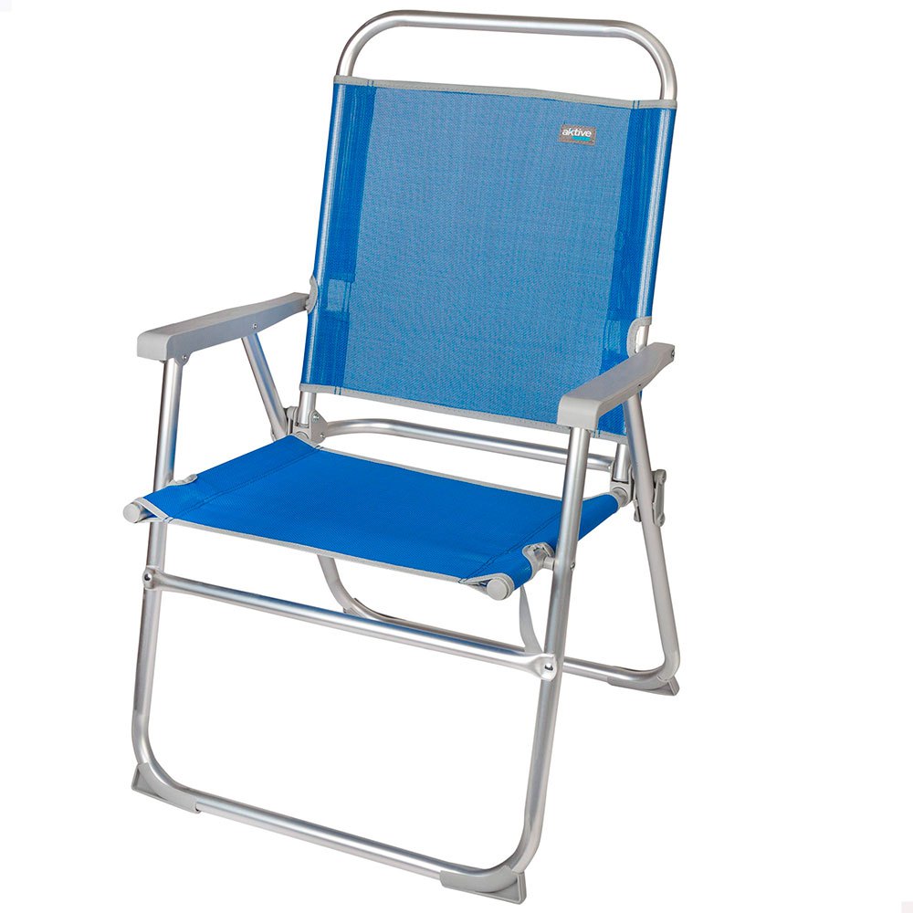 Aktive Fixed Folding Chair 57x51x89 Cm Blau von Aktive