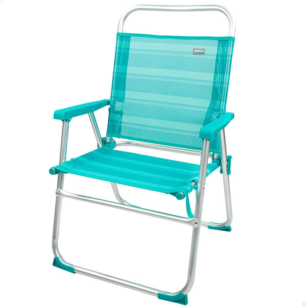 Aktive Fixed Folding Chair Aluminium 56x50x88 Cm Blau von Aktive