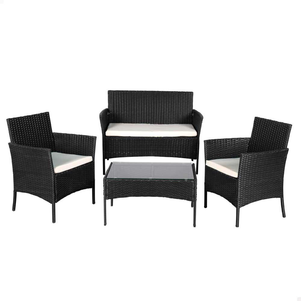 Aktive Rattan Garden Furniture Set Silber von Aktive