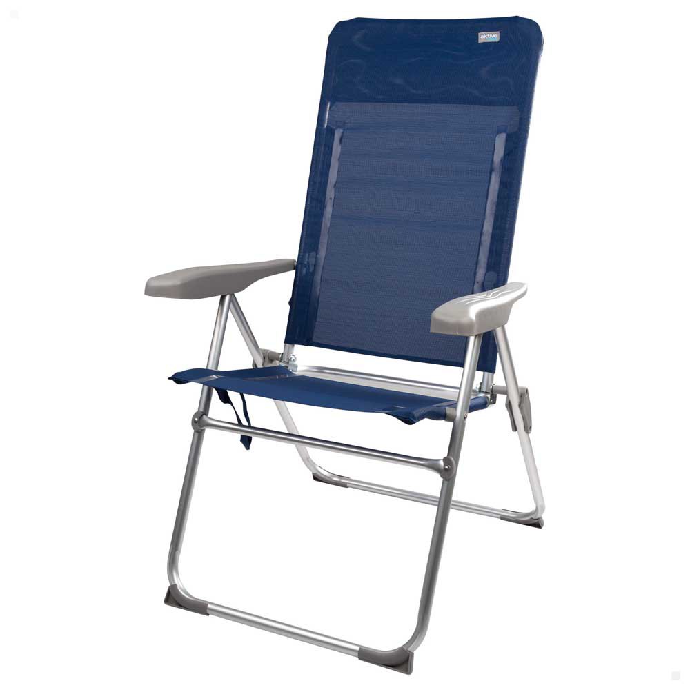 Aktive Slim Folding Chair Silber 47 x 66 x 107 cm von Aktive