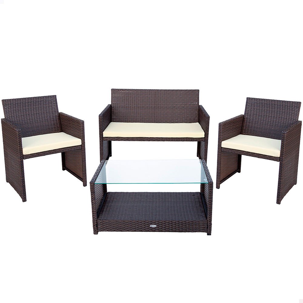 Aktive Table With 3 Armchairs Schwarz Aktive Table With 3 Armchairs Schwarz von Aktive