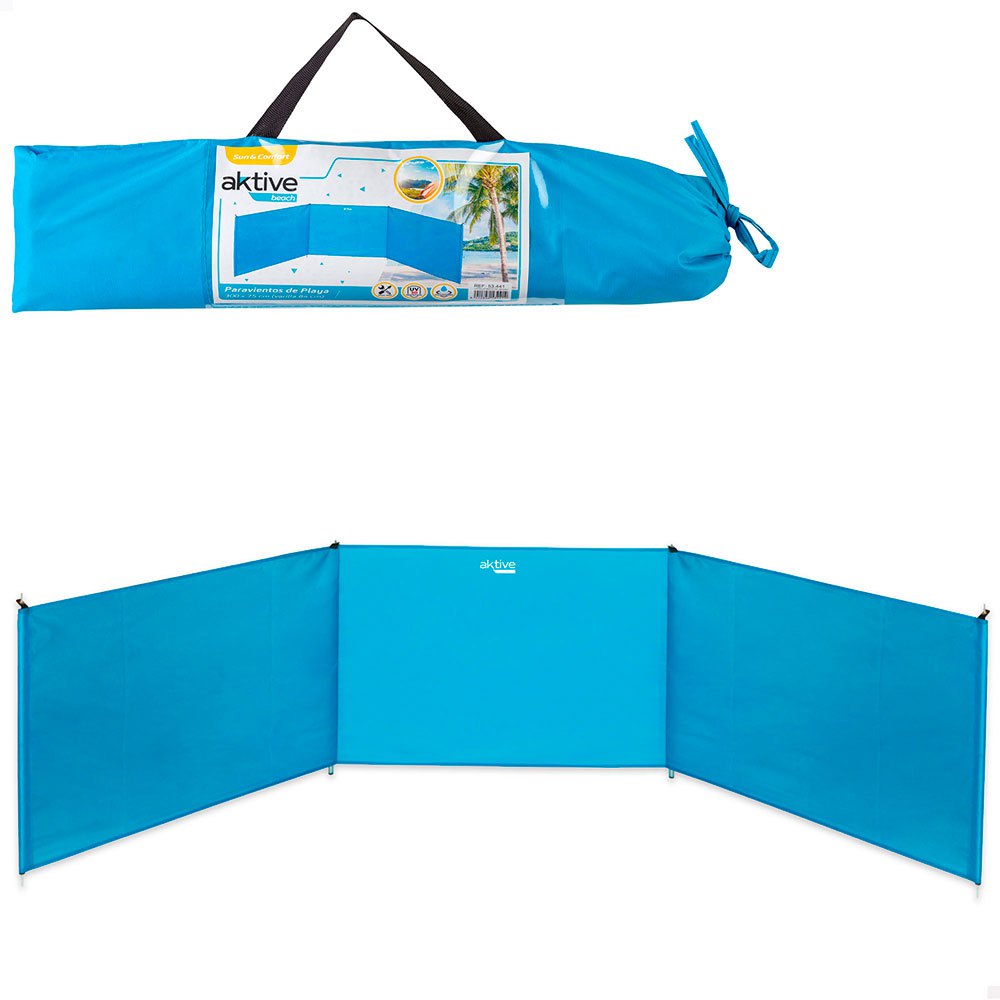 Aktive Windscreen Fence Beach 300x75 Cm Blau Aktive Windscreen Fence Beach 300x75 Cm Blau von Aktive