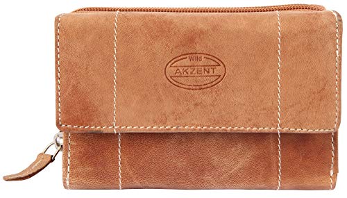 Akzent Damen Geldbörse aus Echtleder Anthrazit Format 14 x 9 cm Akzent Damen Geldbörse aus Echtleder Anthrazit Format 14 x 9 cm von Akzent