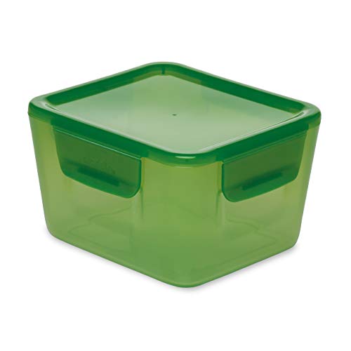 Aladdin Easy-Keep Lunch Box 1.2L Grün – Auslaufsicherer Klappdeckel - Schnappscharnier - BPA-Frei - mikrowellen- und Spülmaschinenfest von Aladdin