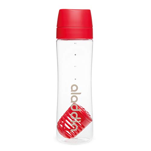 Aladdin Infuse Trinkflasche 0.7L Rot – Herausnehmbarer Einsatz - Doppelt Auslaufsicherer Deckel - Geruchs- und Fleckenfest - Wasserflasche BPA-Frei - Spülmaschinenfest Aladdin Infuse Trinkflasche 0.7L Rot – Herausnehmbarer Einsatz - Doppelt Auslaufsicherer Deckel - Geruchs- und Fleckenfest - Wasserflasche BPA-Frei - Spülmaschinenfest von Aladdin