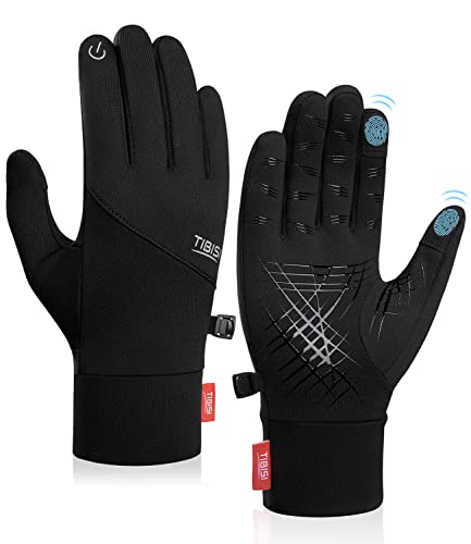 Alaplus Winter Warme Handschuhe Herren Damen Touchscreen Winddichte Winterhandschuhe Fahrrad Handschuhe Liner Sporthandschuhe Laufhandschuhe Fahrradhandschuhe Elastisch Atmungsaktiv rutschfest von Alaplus