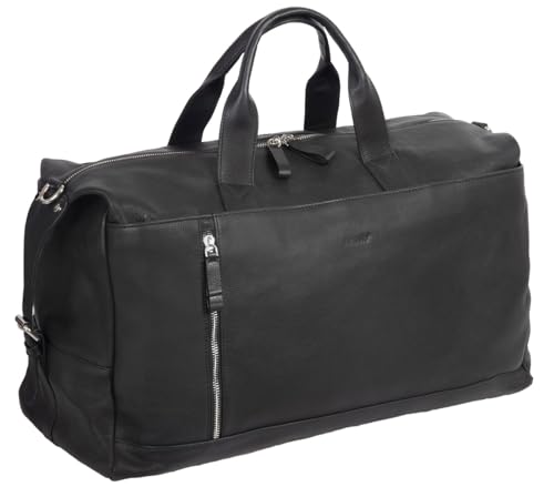 Alassio 47033 - Weekender Toro, Reisetasche für Damen und Herren aus Echtleder, Multifunktion Umhängetasche mit Schultertragegurt, Schultertasche in schwarz, Ledertasche ca. 28 x 50 x 21 cm Alassio 47033 - Weekender Toro, Reisetasche für Damen und Herren aus Echtleder, Multifunktion Umhängetasche mit Schultertragegurt, Schultertasche in schwarz, Ledertasche ca. 28 x 50 x 21 cm von ALASSIO