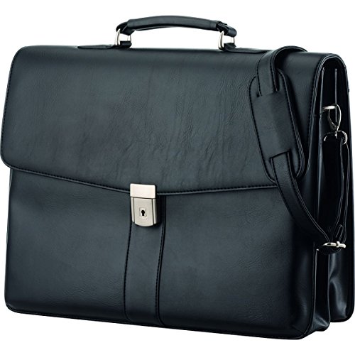 Alassio 47014 Aktentasche PESCARA, Dokumentasche aus Kunstleder, Tasche mit Schloss, Aktenkoffer, Businesstasche mit Schloß und Schultertrageriemen, Tragetasche, ca. 41 x 31 x 12,5 cm, schwarz Alassio 47014 Aktentasche PESCARA, Dokumentasche aus Kunstleder, Tasche mit Schloss, Aktenkoffer, Businesstasche mit Schloß und Schultertrageriemen, Tragetasche, ca. 41 x 31 x 12,5 cm, schwarz von ALASSIO