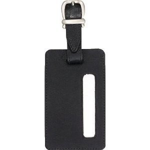 ALASSIO 43118 Kofferanhänger, Anhänger für Reisetaschen, Rucksäcke und Koffer aus Leder, Taschenanhänger mit Sichtfeld für persönliche Daten, Lederanhänger, Metallschnalle, schwarz, ca. 11,5 × 7 cm ALASSIO 43118 Kofferanhänger, Anhänger für Reisetaschen, Rucksäcke und Koffer aus Leder, Taschenanhänger mit Sichtfeld für persönliche Daten, Lederanhänger, Metallschnalle, schwarz, ca. 11,5 × 7 cm von ALASSIO