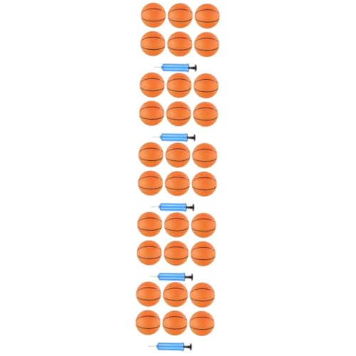 Alasum 5 Sätze Aufblasbare Spielzeug Basketball Strandbälle Babyspielzeug Für Draußen Poolball Kinderspielzeug Ballspielzeug Für Kinder Kinder-Basketball Mini-basketballspielzeug PVC von Alasum