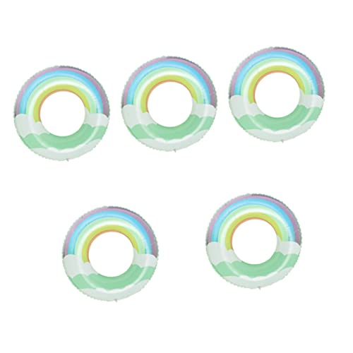 Alasum 5st Wolkenschwimmring Schwimmerrohr Sicherer Schwimmring Aufblasbarer Pool Für Erwachsene Aufblasbarer Schwimmring Schwimmringe Schwimmring Für Schwimmbecken Außenpool PVC Colorful von Alasum