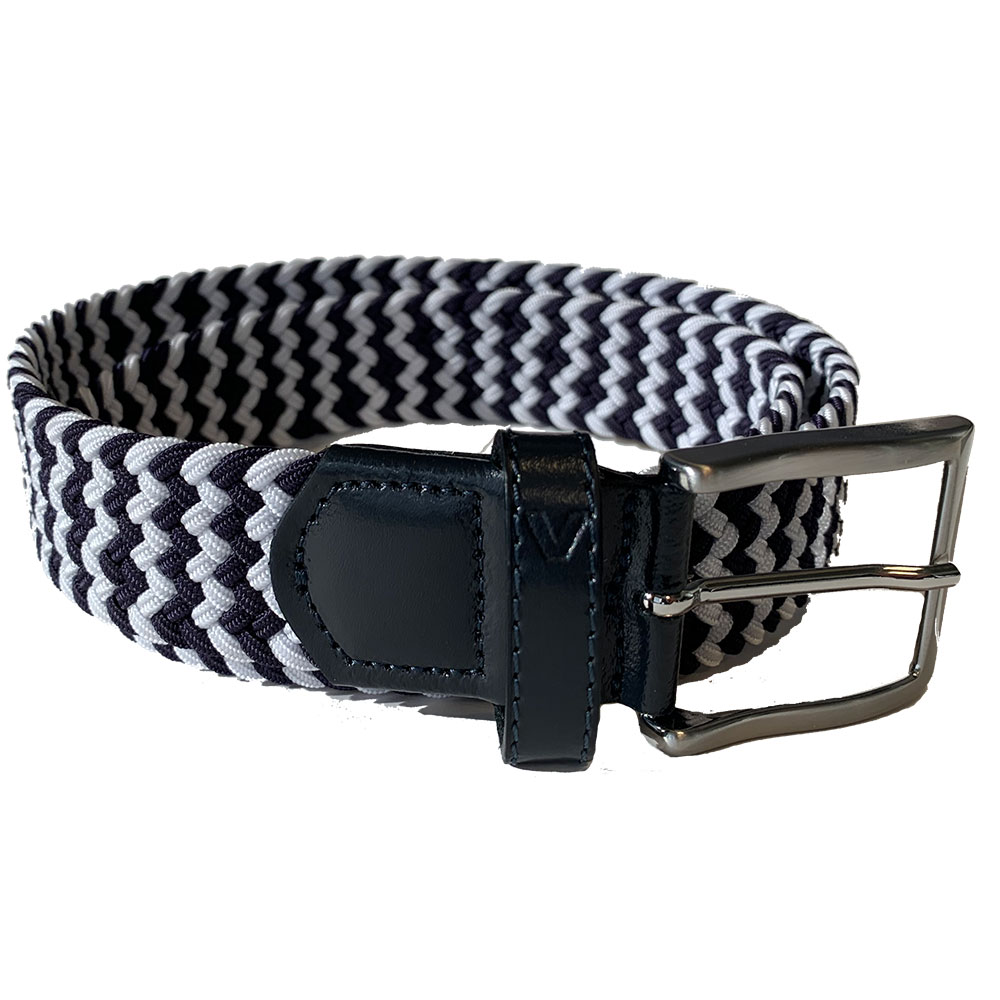 'Alberto 8744 geflochtener Herrengürtel navy/weiss' 'Alberto 8744 geflochtener Herrengürtel navy/weiss' von Alberto