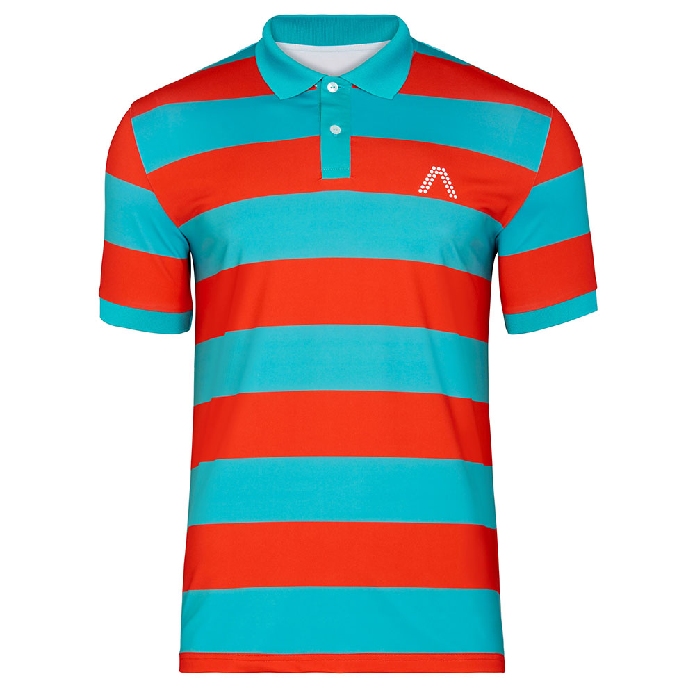 'Alberto Golf Herren Polo Mick Dry Comfort grün/rot' 'Alberto Golf Herren Polo Mick Dry Comfort grün/rot' von Alberto