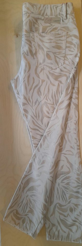 Alberto Golfhose Alberto Golfhose Jana Beige-Golden Print Damen Alberto Golfhose Alberto Golfhose Jana Beige-Golden Print Damen von Alberto
