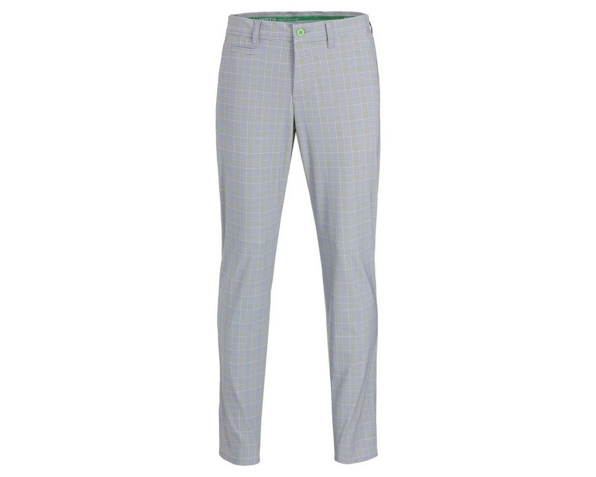 Alberto Golfhose Alberto Rookie Revolutional Check WR Hose Check Grau von Alberto