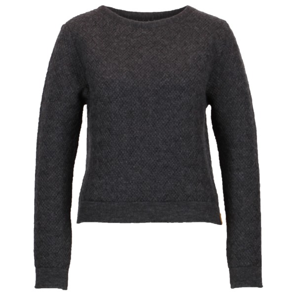 Albmerino - Women's Flecht Pullover - Wollpullover Gr L;M;S;XL grau;schwarz/grau von Albmerino