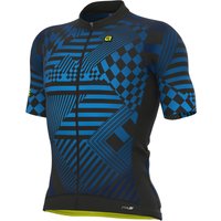ALÉ Checker Kurzarmtrikot, für Herren, Größe L, Radtrikot, Fahrradbekleidung|ALÉ ALÉ Checker Kurzarmtrikot, für Herren, Größe L, Radtrikot, Fahrradbekleidung|ALÉ von Alé