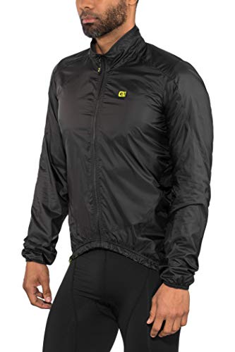 Alé Cycling Guscio Light Pack Jacke Herren schwarz von ALE'