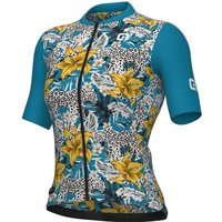 ALÉ Hibiscus Damentrikot, Größe M, Fahrradtrikot, Radbekleidung|ALÉ Hibiscus von Alé