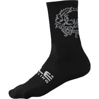 ALÉ Skull Q-Skin Radsocken, für Herren, Größe L, Rennradsocken, MTB von Alé