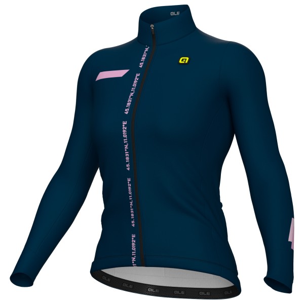 Alé - Women's Pr-E Follow Me L/S Jersey - Radtrikot Gr S blau von Alé