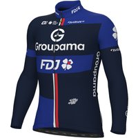 GROUPAMA - FDJ 2025 Langarmtrikot, für Herren, Größe M, Fahrradtrikot, GROUPAMA - FDJ 2025 Langarmtrikot, für Herren, Größe M, Fahrradtrikot, von Alé