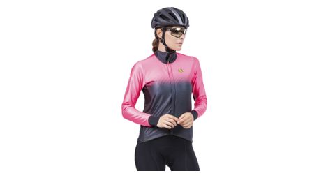 damen ale gradient long sleeve jacket fluo pink schwarz damen ale gradient long sleeve jacket fluo pink schwarz von Alé