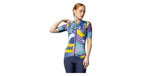 damen kurzarmtrikot ale games multicolor von Alé