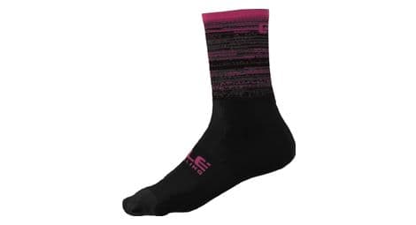 unisex ale q skin scanner socken schwarz pink von Alé