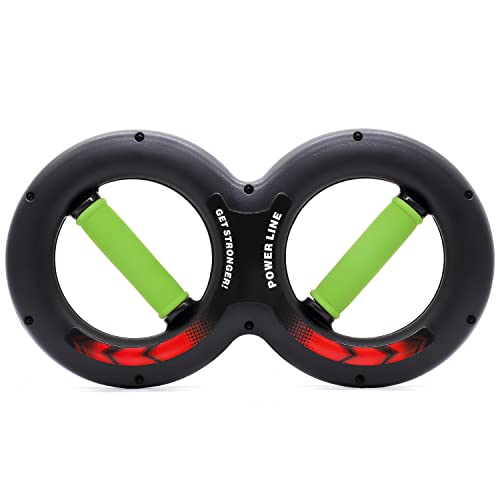 Alephnull 8-Shape Trainer Shape 8 Trainer Wrist Trainer Grip Rings Suitable for Recovery and Athletes (20Kg, Grün) von Alephnull