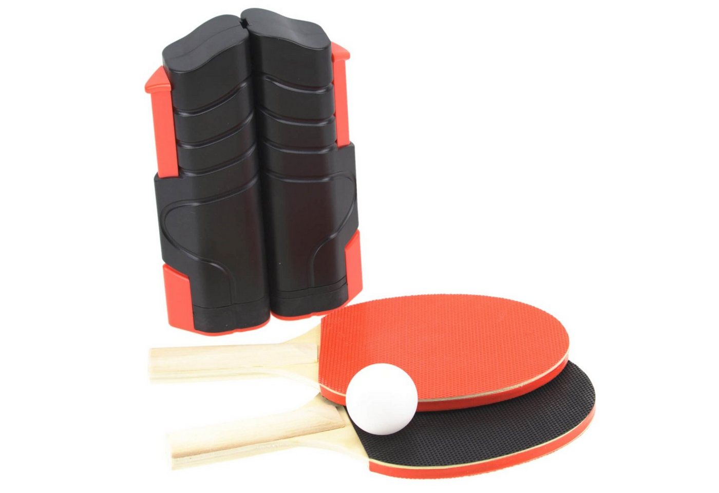 Alert Tischtennisnetz Mobiles Tischtennis Set Netz ausziehbar mit Schläger und Ball Alert Tischtennisnetz Mobiles Tischtennis Set Netz ausziehbar mit Schläger und Ball von Alert