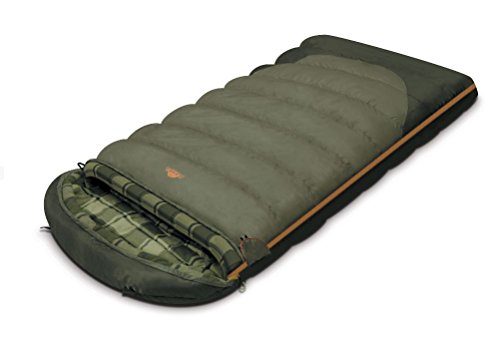 ALEXIKA Camping & Outdoor Schlafsack Canada, Linke Reißverschluss Deckenschlafsacke, grau, 230 x 90 cm von Alexika
